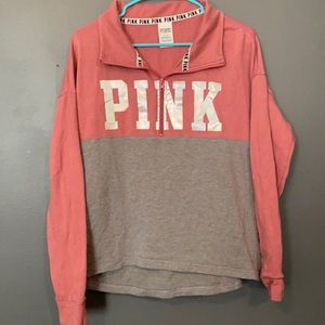 Victoria’s Secret Pink collared sweatshirt